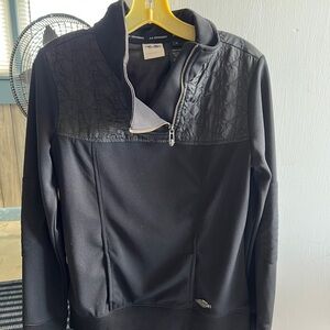 VGUC Harley Davidson 1/4 zip pullover shirt- made in 2015